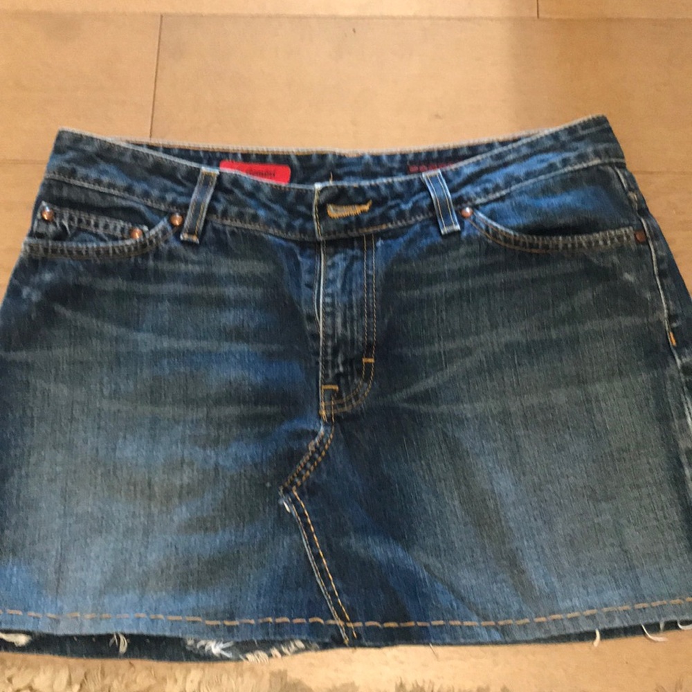 Ag mini jean skirt. 30 reg